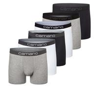 Camano Men's Boxer Shorts, 6 Pack - Comfort BCI Cotton, Underwear, Stretch...