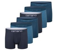 Camano Men's Boxer Shorts, 6 Pack - Comfort BCI Cotton, Underwear, Stretch...