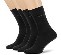 Camano Men's 3642000 Socks, Black, 43-46 (Pack of 4)