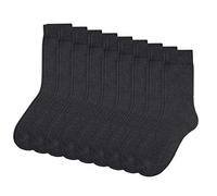 Camano Men's 3403 Ca-Cotton Socks 9 Paar, Grey (Antracite Mel. 08), 9-11 (Pack of 9)