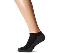 Camano Men's Sport Sneaker 2p Socks, Black (Black 5), 9-11 (Pack of 2)