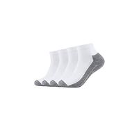 Camano Men's 5932 Sport Quarter 4 Paar Socks, White (White 01), 35-38 (Pack of 4)