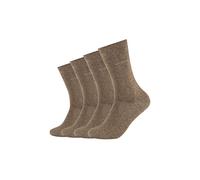 Camano Online Unisex ca-Soft Socks 4er Pack, Camel, 35