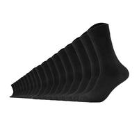 Camano Unisex Comfort Socks 18-Pack Casual, Solid Colors