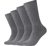 Camano Unisex CREW SOCKS Online Unisex Diabetic Socks 4p, anthracite,