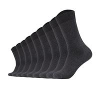 Camano Unisex Socks - Comfort Socks, Plain, 9 Pack