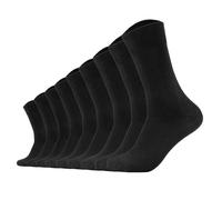 Camano Unisex Socks - Comfort Socks, Plain, 9 Pack