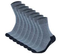 Camano Unisex Socks - Pro Tex Function, Solid Color, 8 Pack