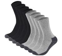 Camano Unisex Socks - Pro Tex Function, Solid Color, 8 Pack