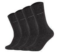 Camano Unisex Socks - Soft Socks, Plain, 4 Pack