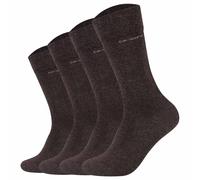 Camano Unisex Socks - Soft Socks, Plain, 4 Pack