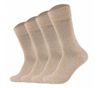 Camano Unisex Socks - Soft Socks, Plain, 4 Pack