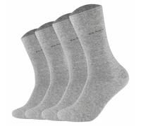 Camano Unisex Socks - Soft Socks, Plain, 4 Pack