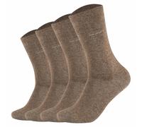 Camano Unisex Socks - Soft Socks, Plain, 4 Pack