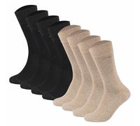 Camano Unisex Socks - Soft Socks, Solid Color, 8 Pack