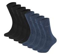 Camano Unisex Socks - Soft Socks, Solid Color, 8 Pack