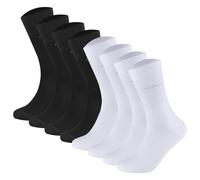 Camano Unisex Socks - Soft Socks, Solid Color, 8 Pack