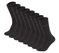 Camano Unisex Socks - Soft Socks, Solid Color, 8 Pack