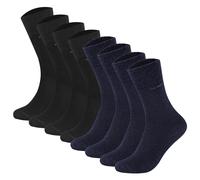 Camano Unisex Socks - Soft Socks, Solid Color, 8 Pack