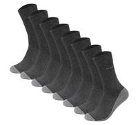 Camano Unisex Socks - Walk Socks, Solid Color, 8 Pack
