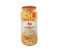 Camara Lui Enache Fasole Alba Cu Legume 540G White Beans with Vegetables The Taste of Tradition Ready to Serve Product of Romania Pack of 1