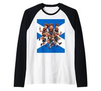 Camaraderie of A Raucous Rugby Squad Raglan Baseball Tee