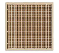 CAMATET 12"x12" Waffle Grid Stained Glass Cutting Mat, 2 in 1 Bamboo Cutting Board for Crafting, Stain Glass Supplies Work Surface
