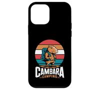Cambara Camping Retro Capybara Hiking Sunset Case for iPhone 12 mini