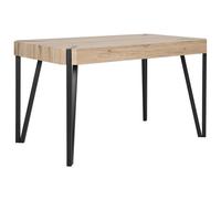 Beliani Dining Table CAMBELL Light Brown 130 cm 80 cm