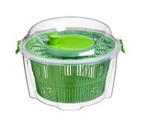 Cambell Clear and Green Salad Spinner Vegetable Colander Dryer Kitchen Tool New
