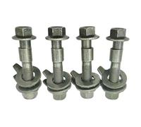 Camber Screw Set - 12mm-17mm Wheel Alignment Kit Tool, 4X Vehicle Steel Construction, Eccentric Threaded Car Tire Positioning, Four Wheel Alignment Adjustable Camber Kit | Dynamic Choice