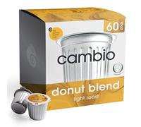 Cambio Roasters Donut Blend Coffee Pods - New Aluminum Pods, Organic Coffee K Cups, Light Roast K Cup Coffee, Works With Keurig, 60 Count