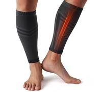 CAMBIVO Calf Compression Sleeve Men and Women, Footless Compression Socks for Calf Support, Shin Splints Support, Running, Sports, Flight, Hiking, Marathon(PAIR)