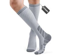 CAMBIVO Compression Socks 3 Pairs for Men & Women, 20-30 mmHg Flight Socks