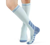 CAMBIVO Compression Socks 3 Pairs for Men & Women, 20-30 mmHg Flight Socks
