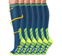 CAMBIVO Compression Socks for Men and Women 3 Pairs, 20-30 mmHg Flight Socks Stockings for Ankle/Calf Support, Running, Flying, Pregnancy & Maternity, Airplane Travel Essentials