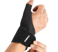 CAMBIVO Wrist Support Wraps 2 Pack, Adjustable Wrist Compression Wrap, 2-Way Custom Support, Breathable, Fits Left & Right Hand, For Typing, Gym, Tennis & Repetitive Strain