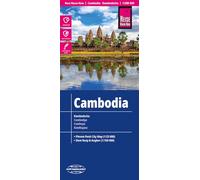 Cambodia 1:500,000 - Including Phnom Penh City Map & Siemp Rap & Angkor