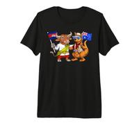Cambodia Australia Flag Cambodian Australian Roots Premium T-Shirt