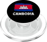 Cambodia Cambodian Roots Cambodian Pride Cambodian Flag PopSockets PopGrip for MagSafe