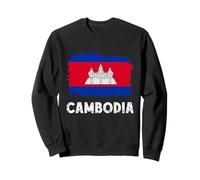 Cambodia Cambodian Roots Cambodian Pride Cambodian Flag Sweatshirt