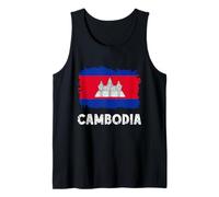 Cambodia Cambodian Roots Cambodian Pride Cambodian Flag Tank Top