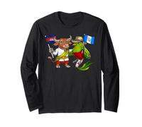 Cambodia Guatemala Flag Cambodian Guatemalan Roots Long Sleeve T-Shirt