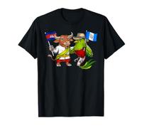 Cambodia Guatemala Flag Cambodian Guatemalan Roots T-Shirt
