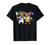Cambodia Pakistan Flag Pakistani Roots Proud Cambodian T-Shirt