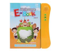 Cambodian English Chinese Interactive Audio Sound Book Electronic Learning Book Educational Toy (Green)