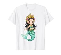 Cambodian Mermaid Princess Khmer Myth Cute Art T-Shirt
