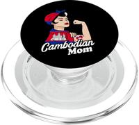 Cambodian Mom Cambodian Flag Cambodian Roots Cambodia PopSockets PopGrip for MagSafe