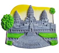 Cambodian Refrigerator Magnet Tourism Souvenir Fridge 3D Decoration Craft Collection