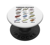 Cambrian Creatures Paleontology Fossil Marine Life PopSockets Adhesive PopGrip